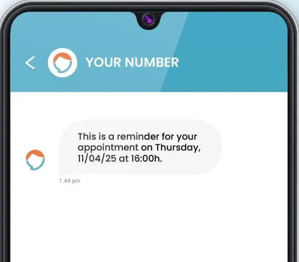 3. Send and receive **SMS**