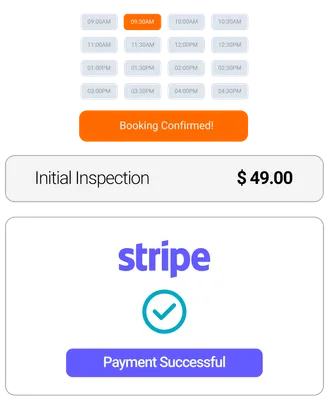Secure payments at booking time