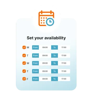 Define your availability